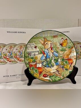 Williams Sonoma Peter Rabbit Salad Plates - Multicolor